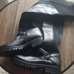 Kylie and Kendall Thigh High Combats (sz 10)